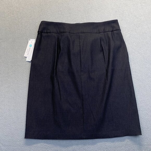 TRIBAL Charcoal Women's Skirt  Buttons,Stretch  Size 16W - Picture 2 of 14